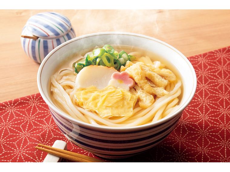 京風だしのおうどん　九条ねぎと比叡ゆば入り 2食452g