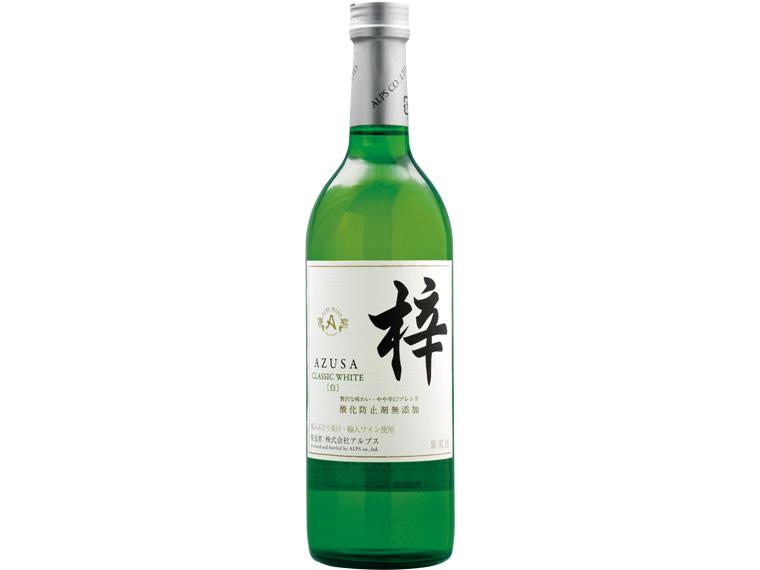 あずさワイン　CLASSIC　WHITE（白） 720ml