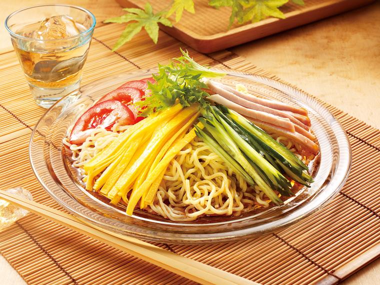 北海道小麦使用　冷し中華 めん120g×2、スープ54g×2