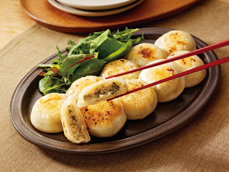 長野県産行者にんにくの丸餃子 10個250g