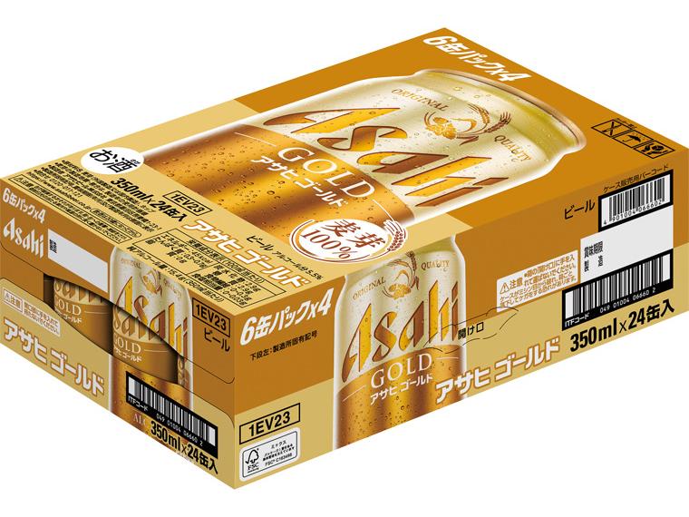 アサヒ　ゴールド 350ml×24