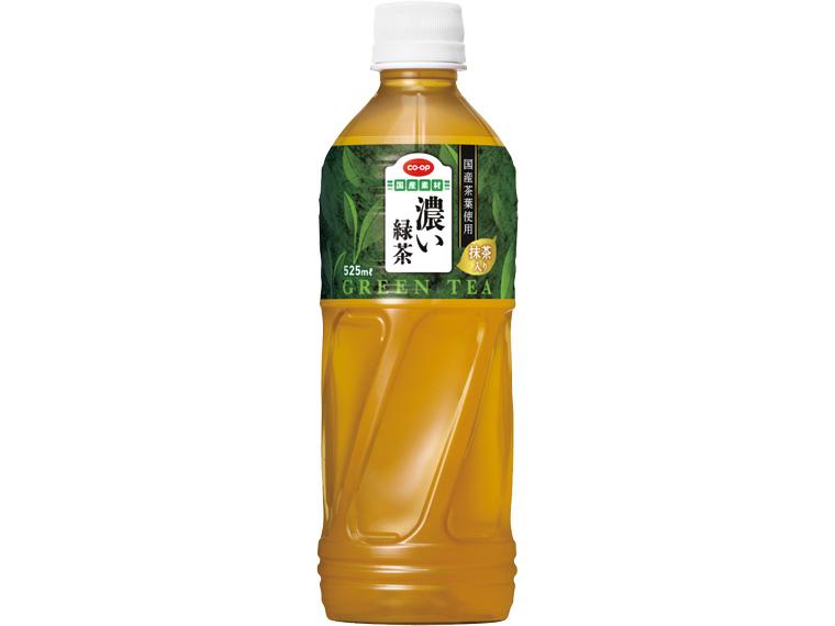 濃い緑茶（抹茶入り）（ペットボトル） 525ml×24