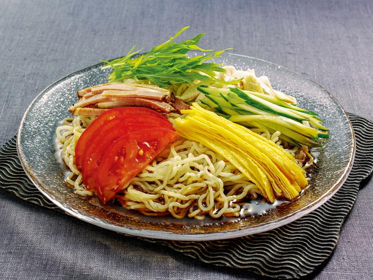冷やし中華黒酢たれ 330g(めん110g×2、スープ55g×2)