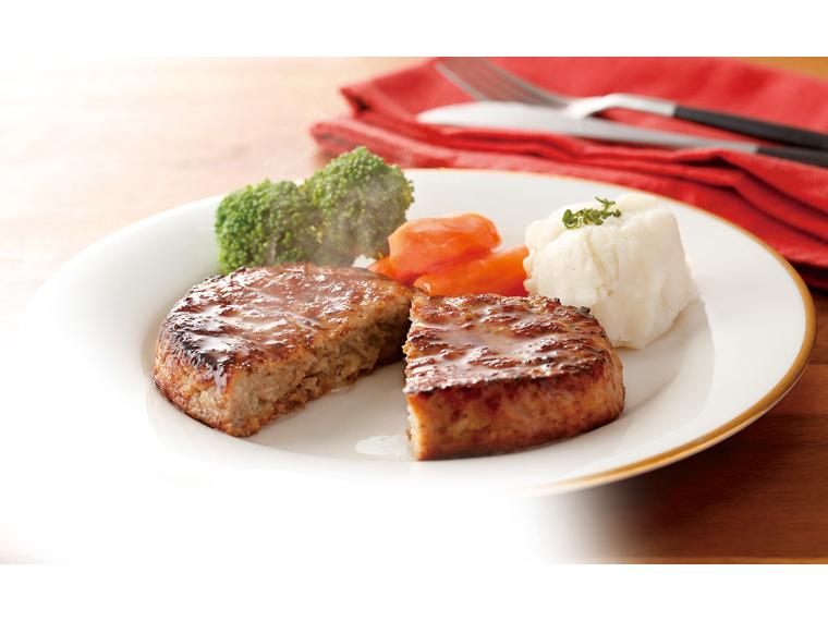 宮崎県産黒毛和牛と黒豚のハンバーグ 110g×2
