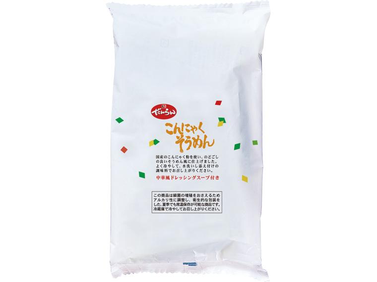 こんにゃくそうめん 3食370.8g（ドレッシング・ふりかけ・からし　各3袋付）