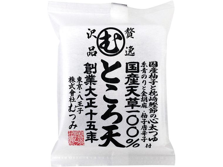 贅沢逸品ところ天 ところてん180g・つゆ28g・ふりかけ1.2g・唐辛子0.3g