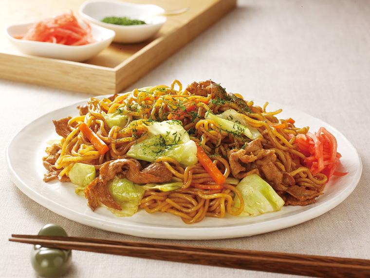 国産小麦粉使用ソース焼そば 638g（麺150g×4・添付ソース9.5g×4）