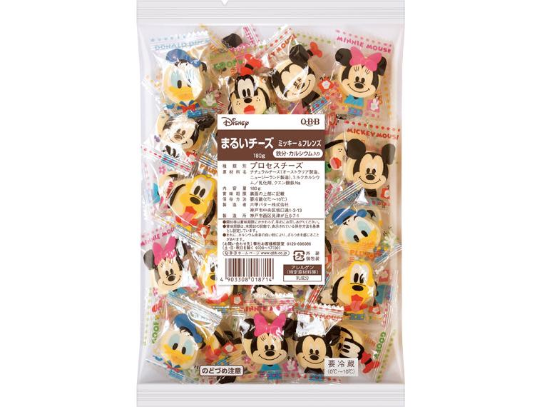 ミッキー＆フレンズまるいチーズ鉄分・カルシウム入り 180g