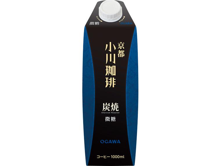 京都小川珈琲　炭焼（微糖） 1000ml