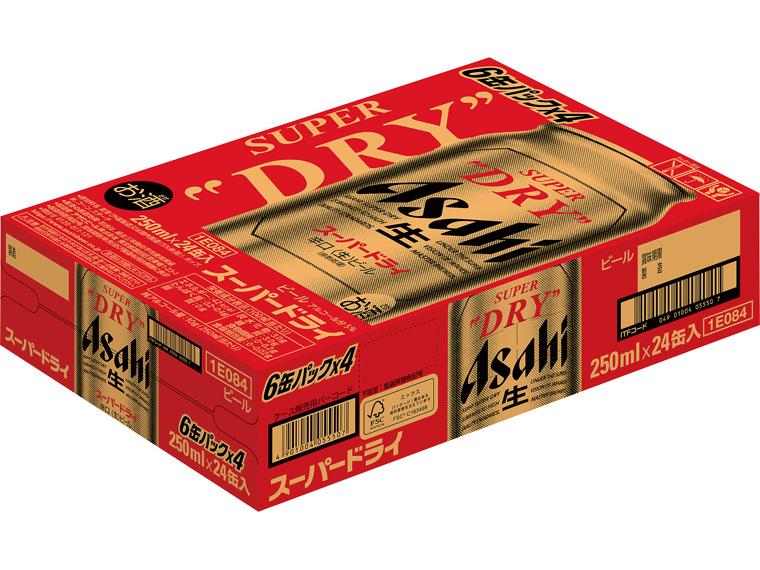 アサヒスーパードライ 250ml×24