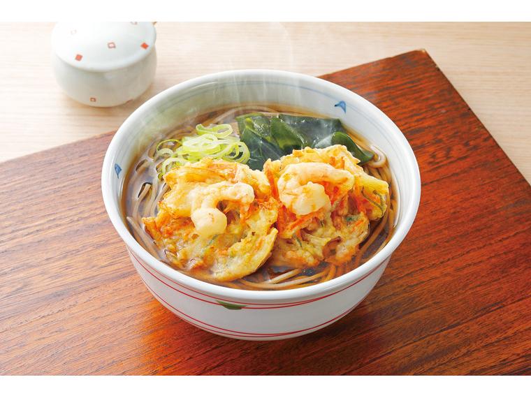 ≪数量限定1400点（抽選）≫天然えびがのった５種具材のミニかき揚げ 120g（6個）