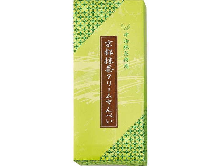 京都抹茶クリームせんべい 12枚