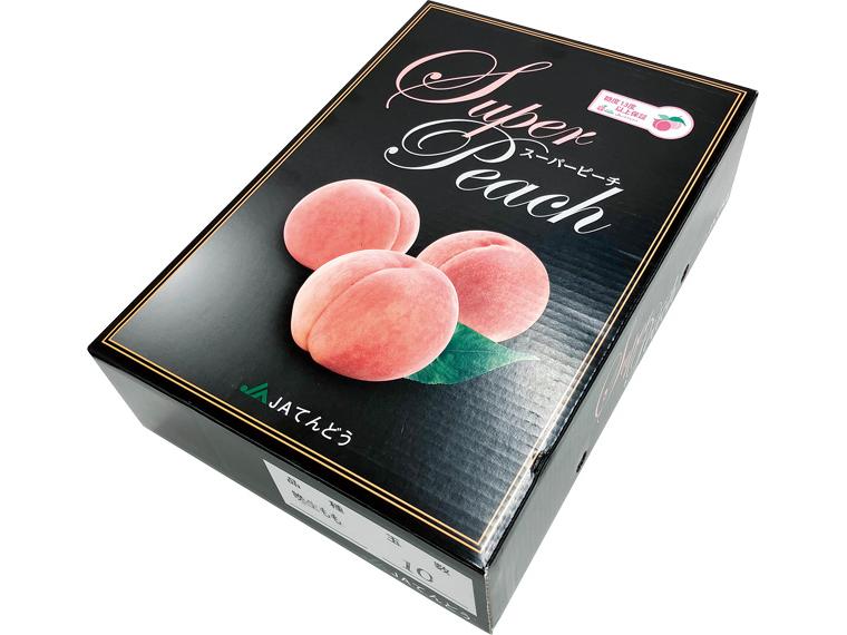 自宅直送　ＪＡてんどうの桃（スーパーピーチ） 3kg（7〜10玉）