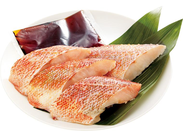 脂がのった赤魚切身　煮付セット 4切200g・煮魚たれ100g