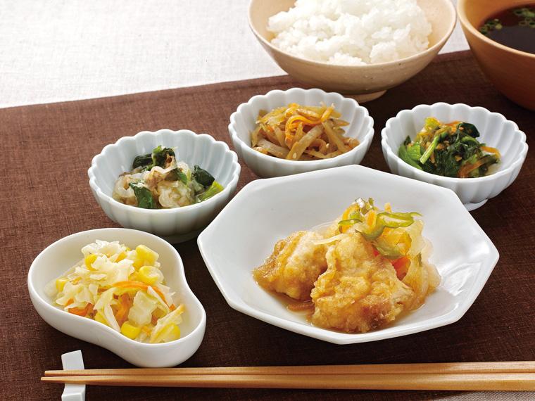 マムダイニングおかずプレート　鶏肉と野菜の南蛮漬けセット 1個190g