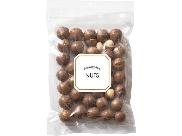 殻付マカダミア（オープナー入り） 300g
