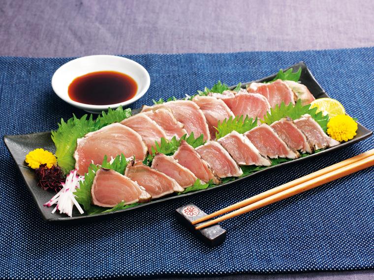 わら焼きびんちょうまぐろタタキ（タレ付） 1個100g・たれ20ml
