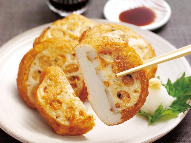 本場鹿児島さつま揚げ　国産れんこん 3枚120g