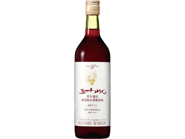 五一わいん　草生栽培メルロ（赤） 720ml