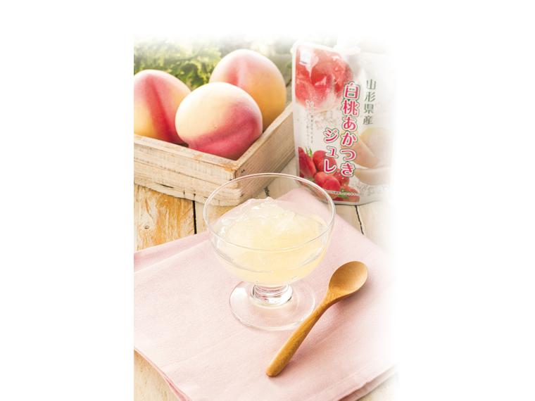 山形県産白桃あかつきジュレ 150g×10入り