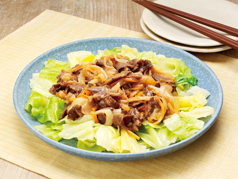 おかずキット　牛肉と野菜の生姜焼き 2人前