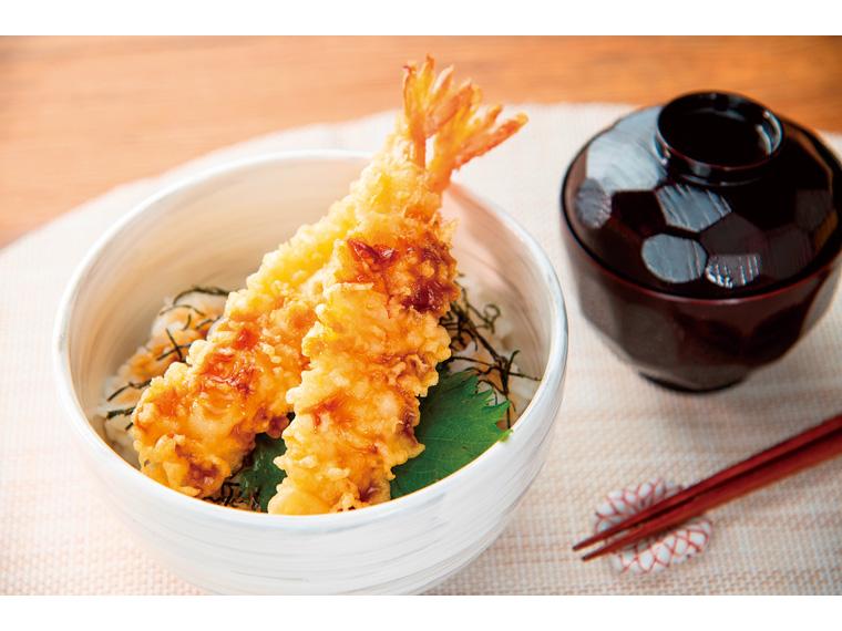 花咲衣のえび天丼の具（タレ入） 180g（えび天ぷら4本120g・タレ30g×2）