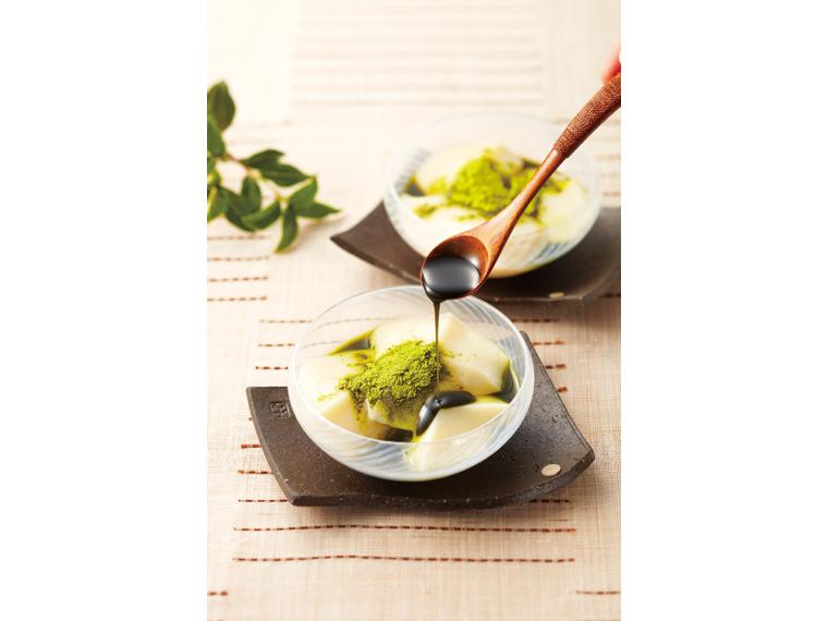 佐嘉平川屋　豆乳もち(抹茶蜜抹茶黄粉付） 豆乳もち100g×2・抹茶蜜7g×2・抹茶黄粉1g×2
