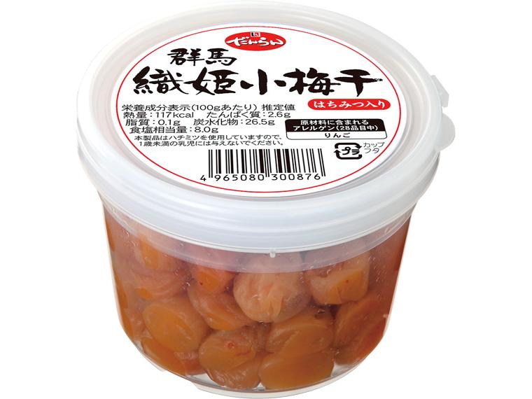群馬織姫小梅干（はちみつ入り） 150g