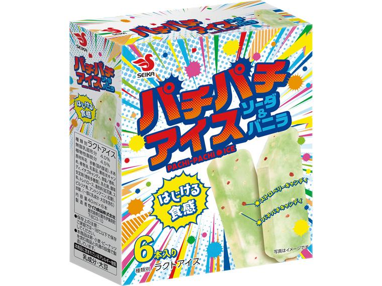 パチパチアイス　ソーダ＆バニラ 40ml×6