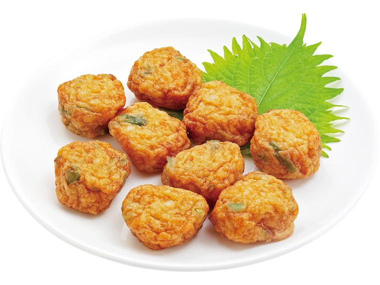 旨い海老！ちぎり揚げ（貝柱・野菜入り） 9個入（約90g）