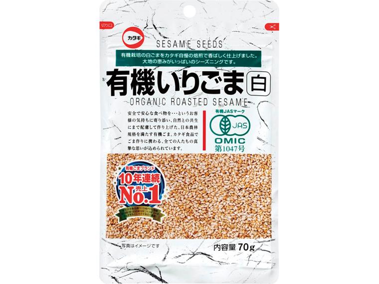 有機いりごま白 70g