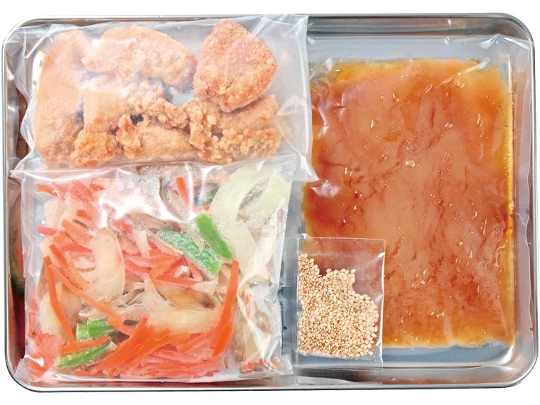 おかずキット　【冷凍】鶏唐揚げとささがきごぼうの甘辛炒め 382g