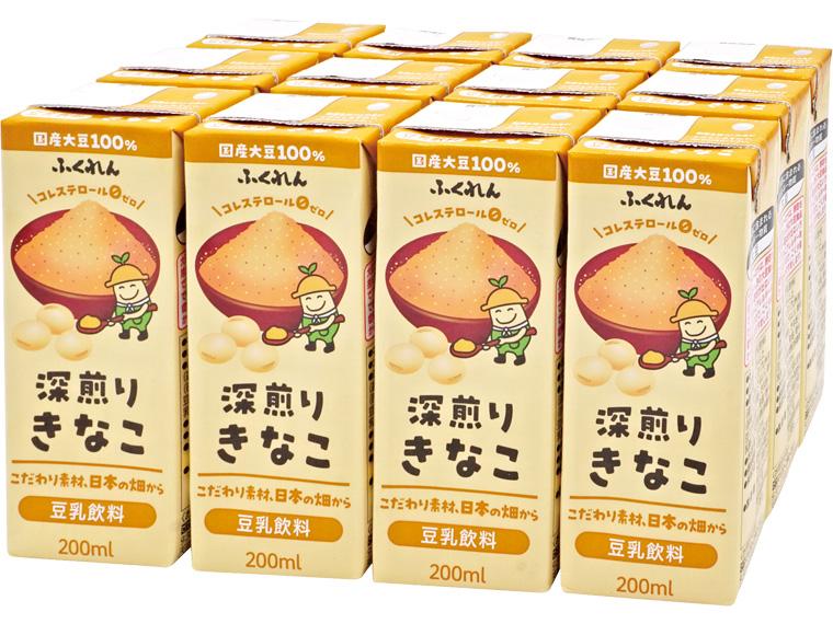 豆乳飲料深煎りきなこ 200ml×12