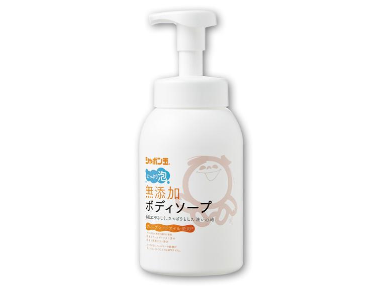 無添加 ボディソープ たっぷり泡 本体 ５７０ｍｌ