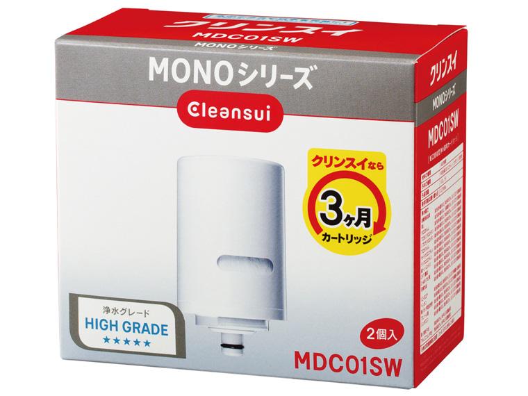 クリンスイモノシリーズ用ハイグレード交換カートリッジ MDC01SW  2個入り 
