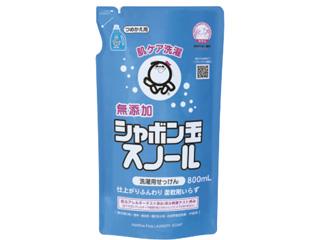 シャボン玉 スノール 無添加液体洗たく用せっけん  つめかえ用 800ml 