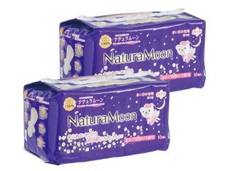 ナチュラムーン 多い日の夜用羽つき 10個入×2