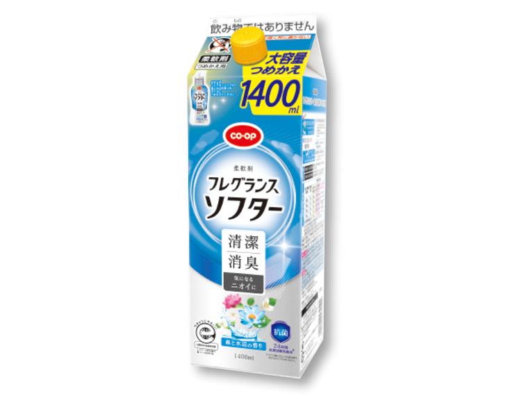 フレグランスソフター 森と水辺の香り   詰替用 １４００ml