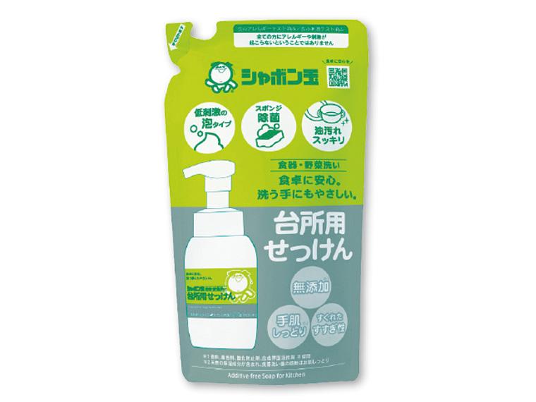シャボン玉 台所用せっけん 泡タイプ  詰替用 ２７５ml