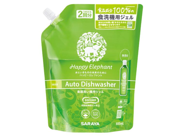 ハッピーエレファント 食器洗い機用ジェル 詰替用 800ml