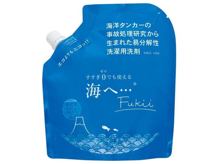 洗濯用洗剤「海へ…Ｆｕｋｉｉ」 詰替パック（380g）