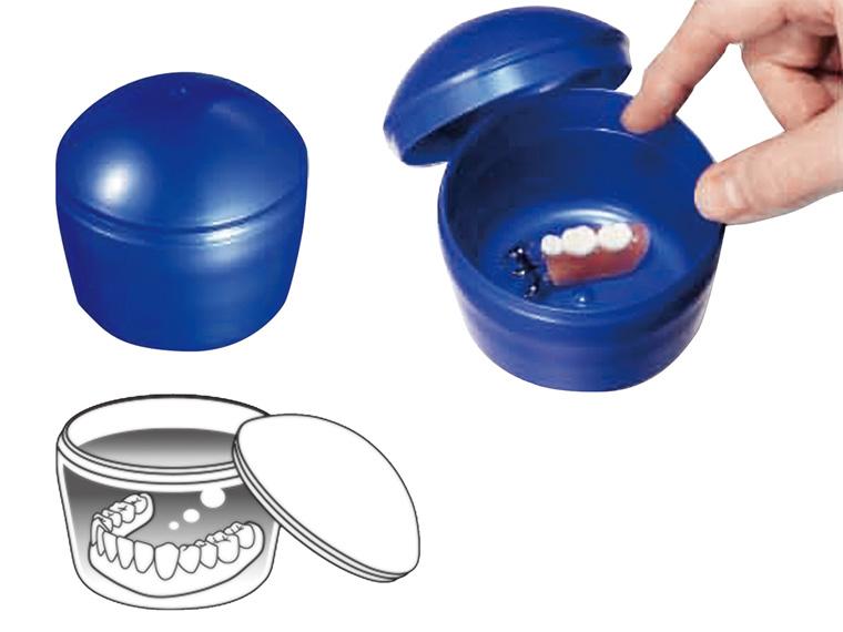 入れ歯ケース（ブルー）  