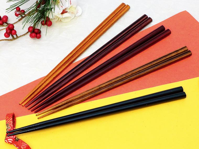 若狭塗 食洗機対応塗り箸  5色組 