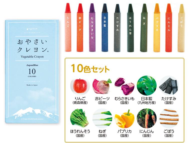 おやさいクレヨンJapan Blue