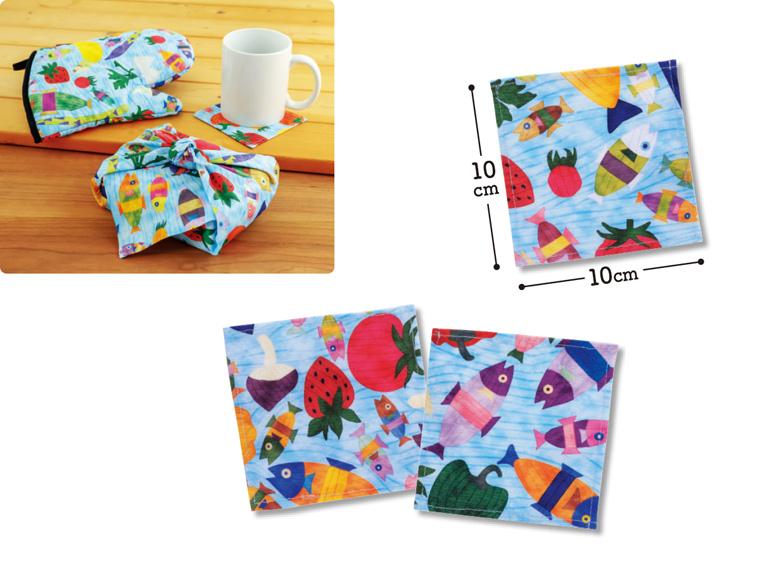 安間佐恵デザイン コースター  3枚組