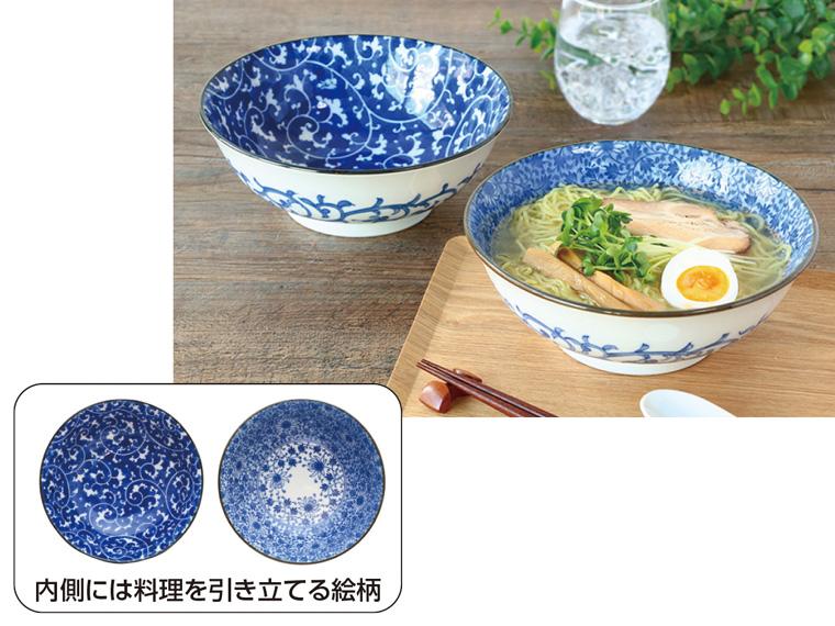 美濃焼 あじわいラーメン丼  2柄組 