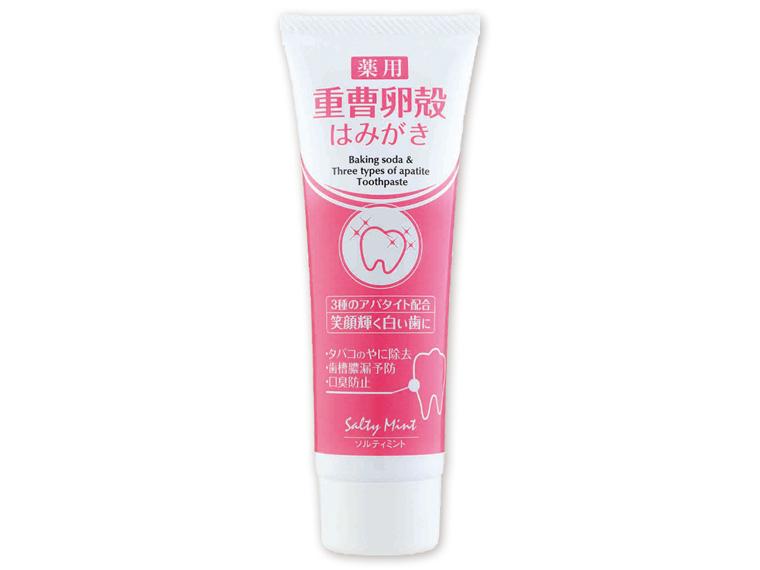 薬用重曹卵殻はみがき 120g  ソルティミント 